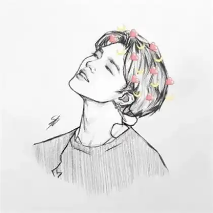 手绘素描人物头像图片,喜欢我会经常更新这类的
