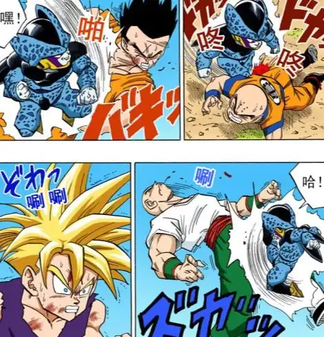 漫画七龙珠中沙鲁游戏中的小沙鲁到底有多强
