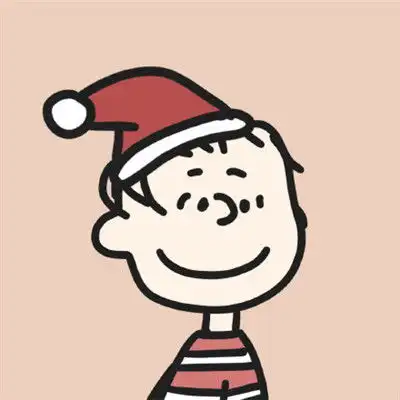 小红帽圣诞情侣头像超可爱2019圣诞节微信情侣头像合集
