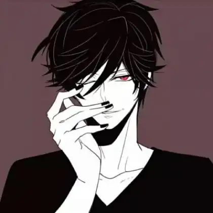 冷酷卡通男生微信头像,愿所有的离开都是一场梦而已
