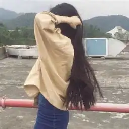 背影或者侧面女生头像
