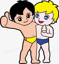 海尔兄弟卡通画图片免费下载高清png素材图精灵
