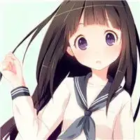 可爱二次元美少女头像甜美可爱的美少女

