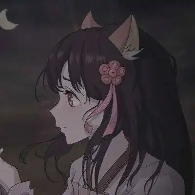 动漫情头星星,月亮都在陪伴着你
