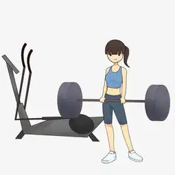手绘健身美女人物插画图片素材其他格式下载动漫人物大全
