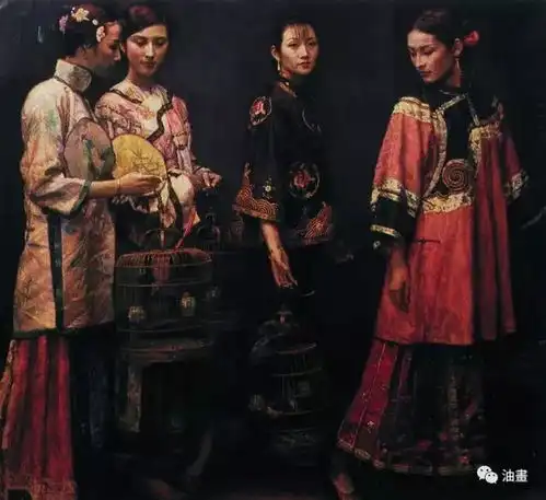 陈逸飞作品全集100幅高清
