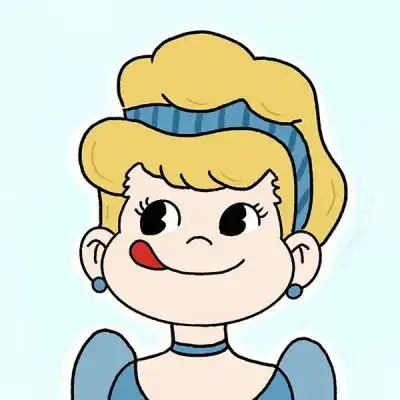 洛白可爱卡通女头迪士尼公主简卡通动漫头像我要个性网
