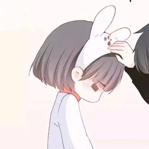 情侣头像我会一直在你身边
