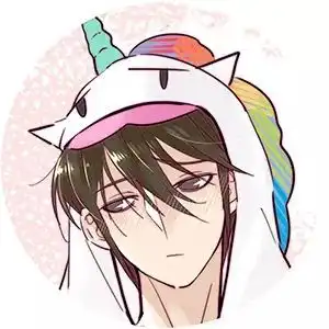 不信你亲一下试试二次元情侣头像
