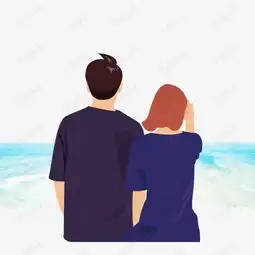 手绘情侣素材图片免费下载高清psd千库网图片编号8707315
