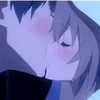 微信动漫男女亲吻头像微信头像图片大全

