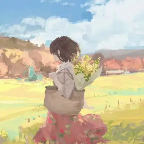 春日氛围感头像
