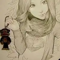 动漫人物头像铅笔画微信头像图片大全

