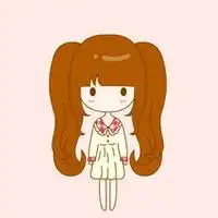 微信头像卡通女带眼镜
