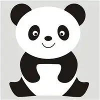 卡通熊猫萌萌哒情头微信头像图片大全
