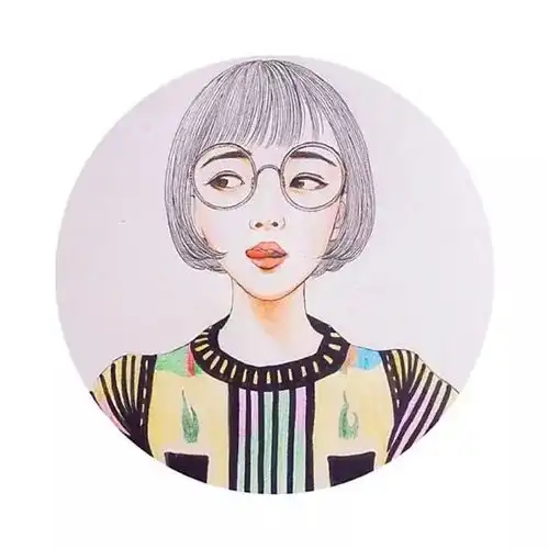 微信头像手绘插画版,清新脱俗
