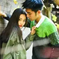 男生壁咚女生的情侣头像微信头像图片大全
