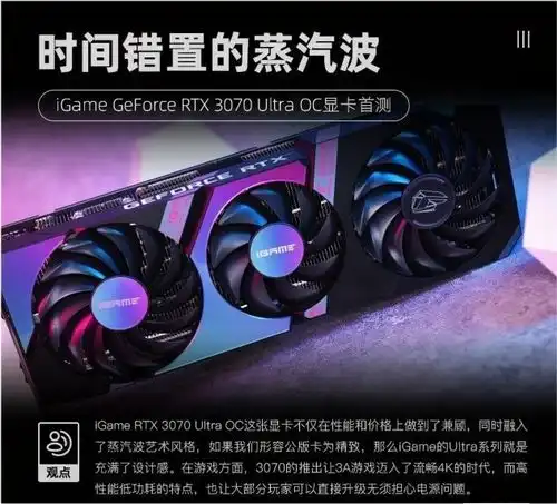 igamertx3070ultraoc首测时间错置的蒸汽波
