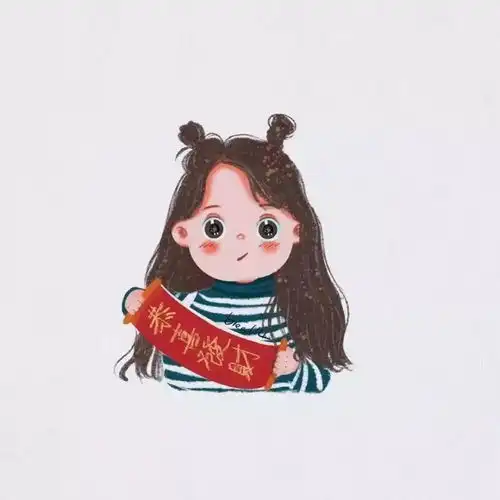 2021年新年情侣头像丨插画情头
