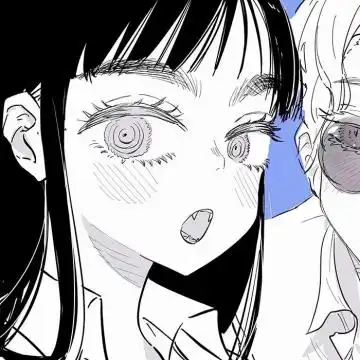 2020最潮动漫情侣黑白头像一男一女
