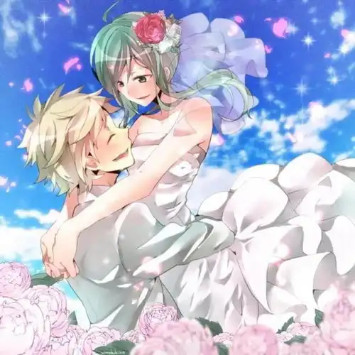 壁纸当二次元女神穿上婚纱,美哭

