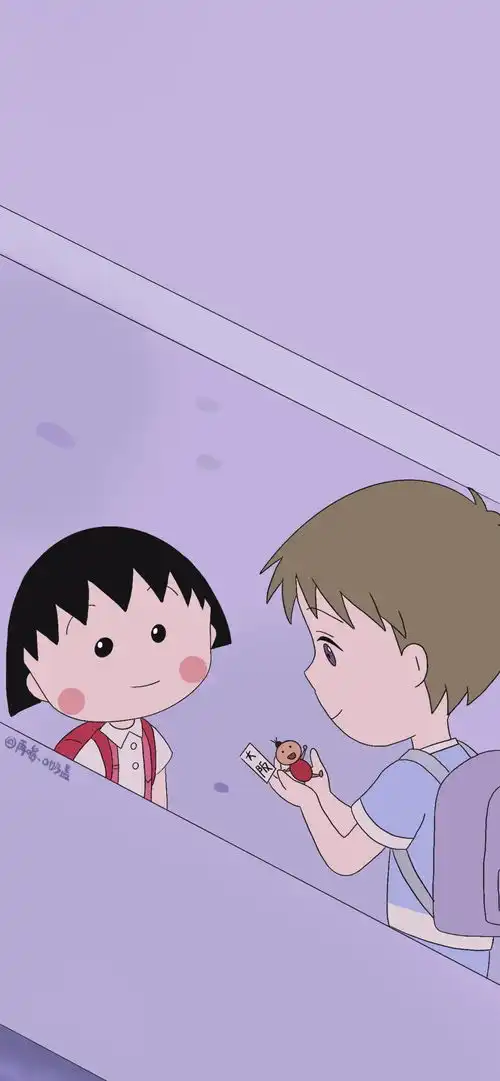 樱桃小丸子手机壁纸

