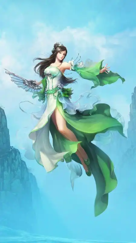 求几张古代动漫图,男的要银色头发,女的要,黑色头发
