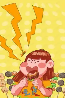 漫画风卡通美食节吃货节海报背景图片免费下载广告背景psd千库网图片编号5850948
