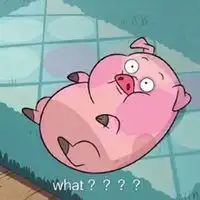 摇摇猪头像大全粉红猪摇摇情侣头像一对
