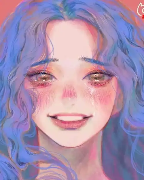 插画梦境一样美好的女孩子,这种画风太治愈啦
