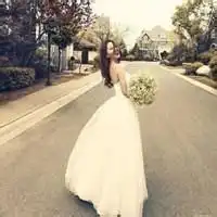 qq女生穿婚纱头像大全
