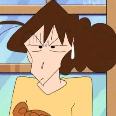 蜡笔小新奶奶卡通头像
