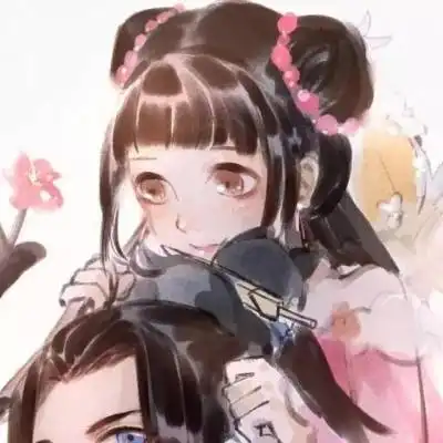 古风情侣头像动漫一对古风cp头像一左一右高清

