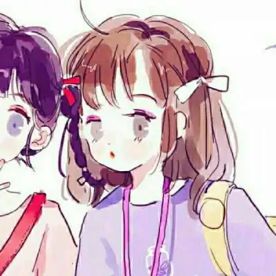 闺蜜微信头像动漫可爱
