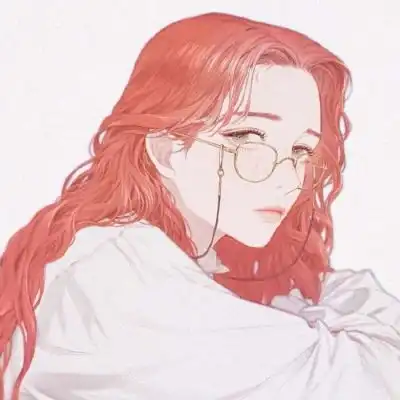 唐崎夜雨手绘插画自截女生头像
