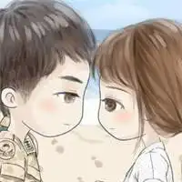 手绘头像情侣头像一对微信头像图片大全
