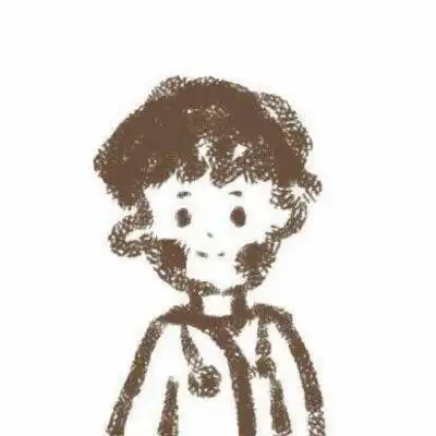 日系可爱手绘动漫情侣头像
