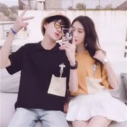 qq头像情侣一男一女,你从未走出我的思念
