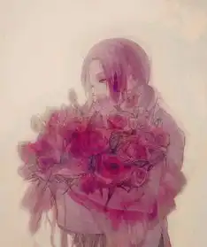 求紫色的情侣头像
