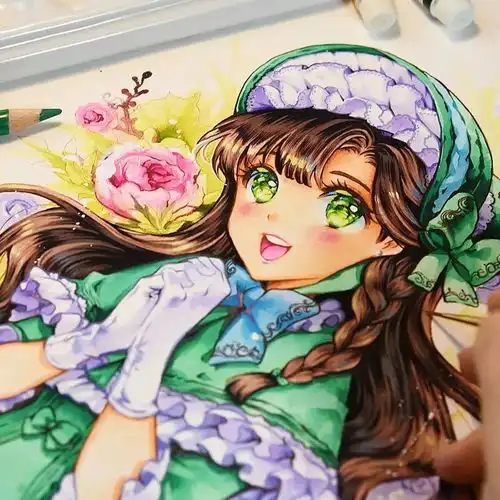 95后画师玩转各大风格动漫,狂撩了220万粉丝,每一张都很吸睛......
