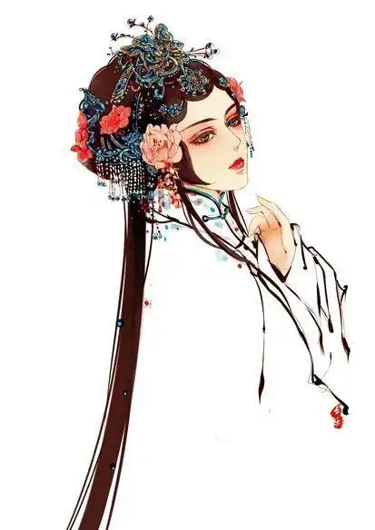 古典女生唯美伤感动漫头像,不带字,谢谢

