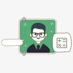 手绘卡通人物数学老师素材图片免费下载高清psd千库网图片编号9532707

