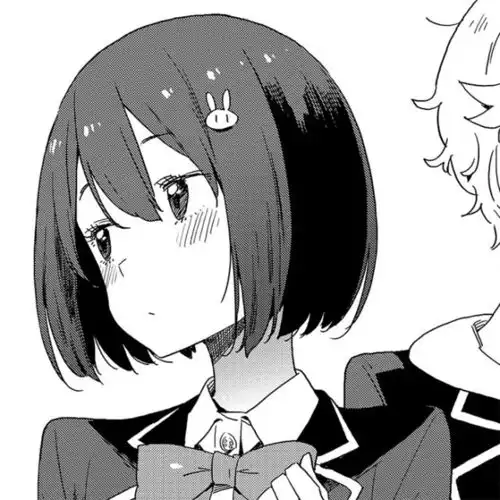 小众黑白漫画情头
