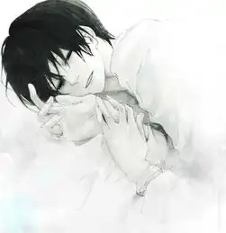 漫画或者动漫男生的大头像,最好是紫色的
