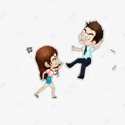 情人节七夕情侣约会吵架野蛮女友素材图片免费下载千库网
