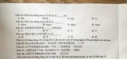 没对比就没伤害,越南高考中文题引热议,网友直呼小学一年级水平
