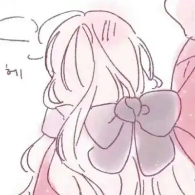 林思韵一对两张可爱手绘动漫情头卡通动漫头像我要个性网
