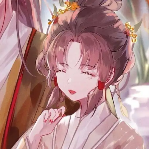 唯美的古风情侣头像
