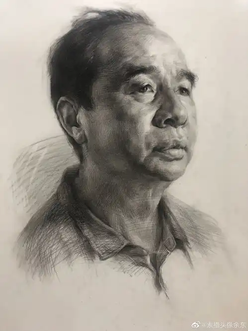 经典素描头像作品欣赏

