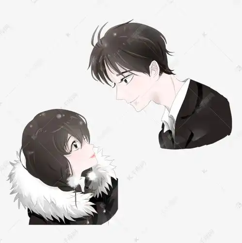 手绘卡通情侣头像素材图片免费下载千库网
